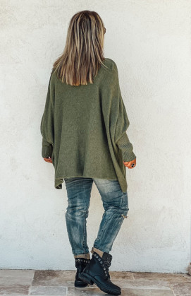 Khaki ROMEO long pullover