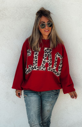 ALVARO burgundy sweatshirt