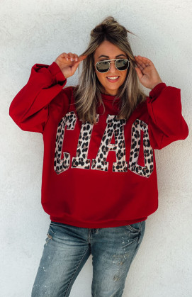 ALVARO burgundy sweatshirt