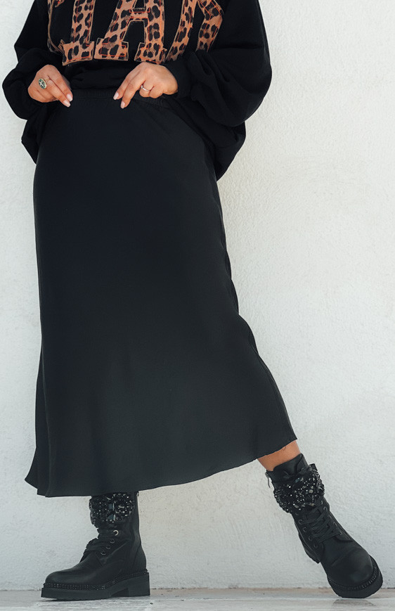 Black FRYA long skirt