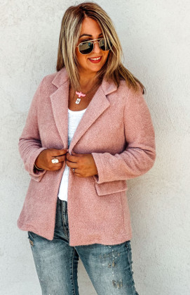 Veste DINA rose poudré