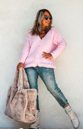 Light pink LEON cardigan