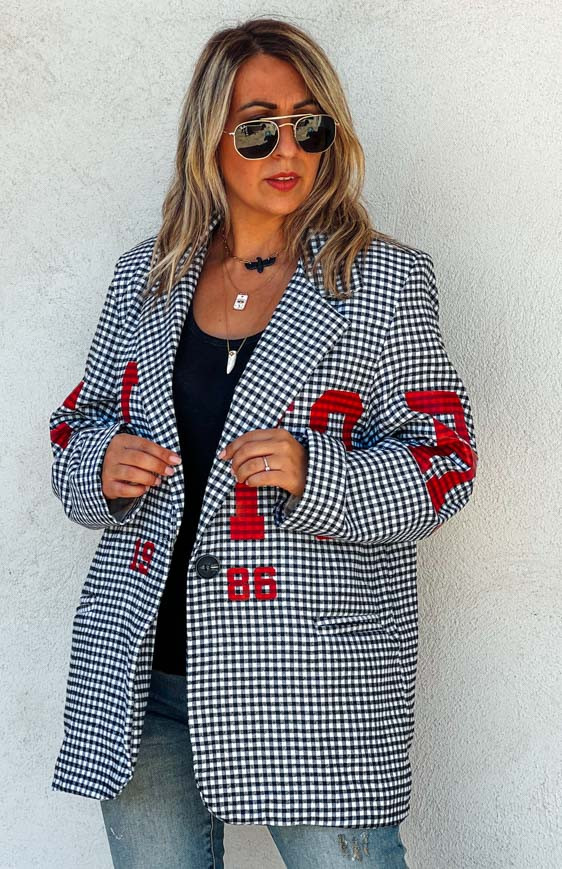 Blazer PRESCOTT rouge