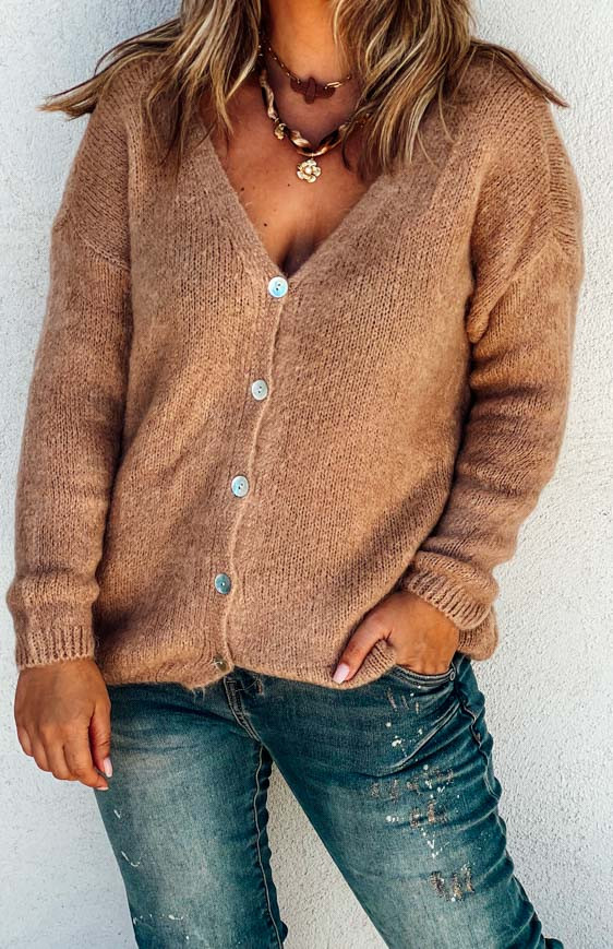 Camel LEON cardigan