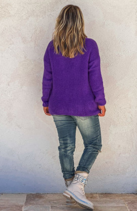 Purple LEON cardigan