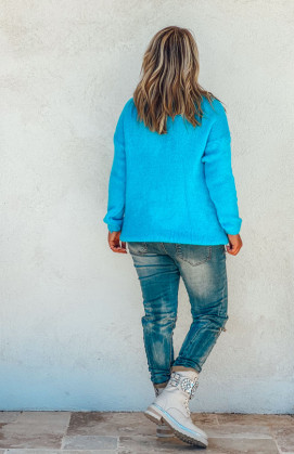 Blue LEON cardigan