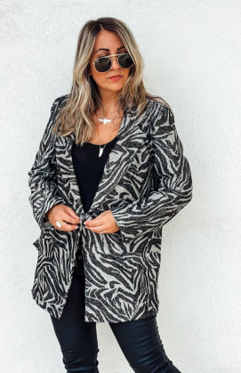 FRANCK zebra blazer