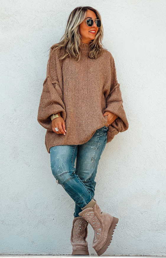 Cappuccino AMARO pullover