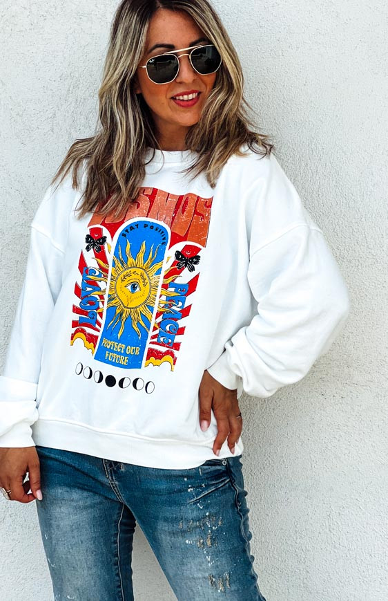 ULYSSE ecru sweatshirt