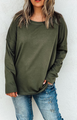 Khaki FLAKE long-sleeved t-shirt