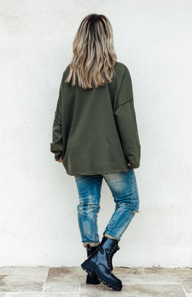 Khaki LIAM sweatshirt