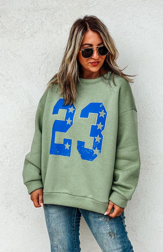 TYLER light green sweatshirt