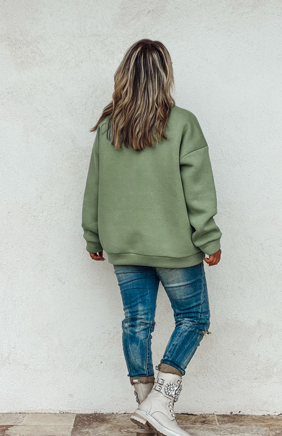 TYLER light green sweatshirt