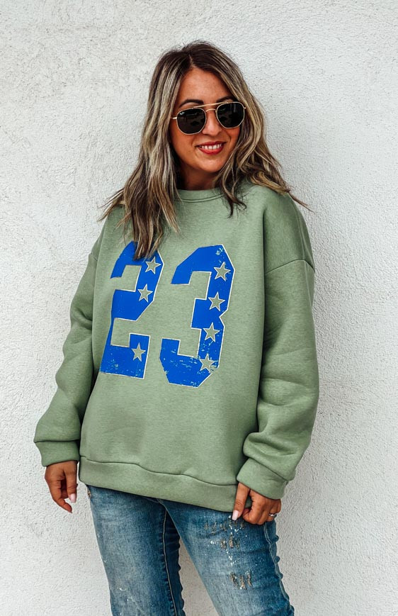 TYLER light green sweatshirt