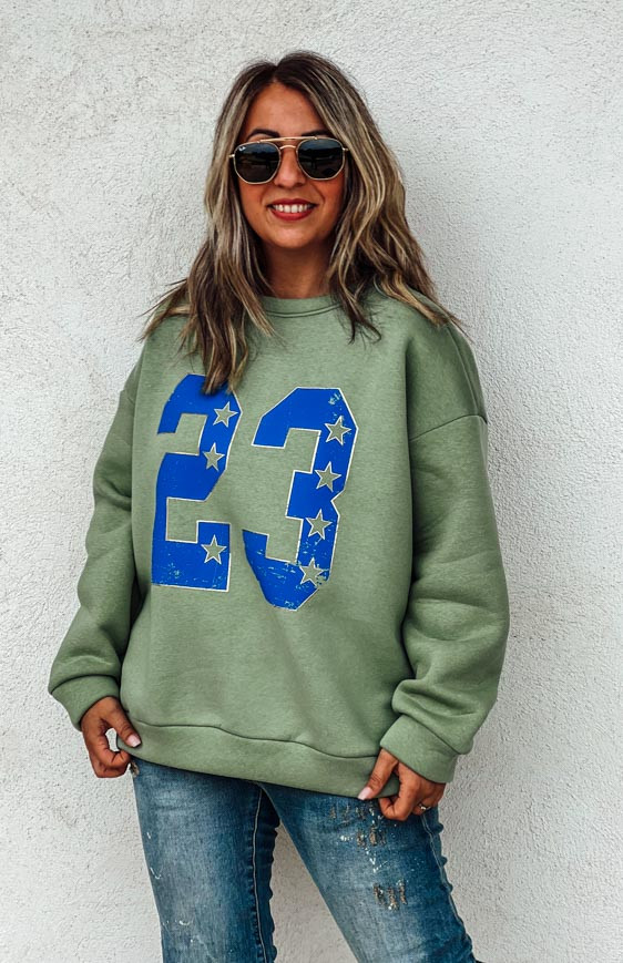 TYLER light green sweatshirt