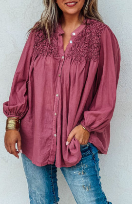 Chemise JEANNE framboise