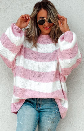 LUDO long sweater light pink