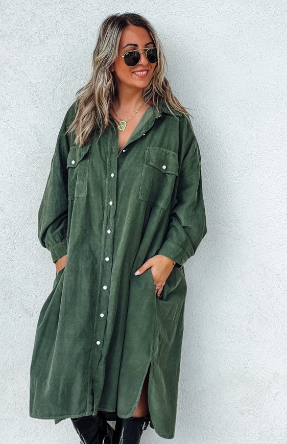 Robe JESSICA longue verte