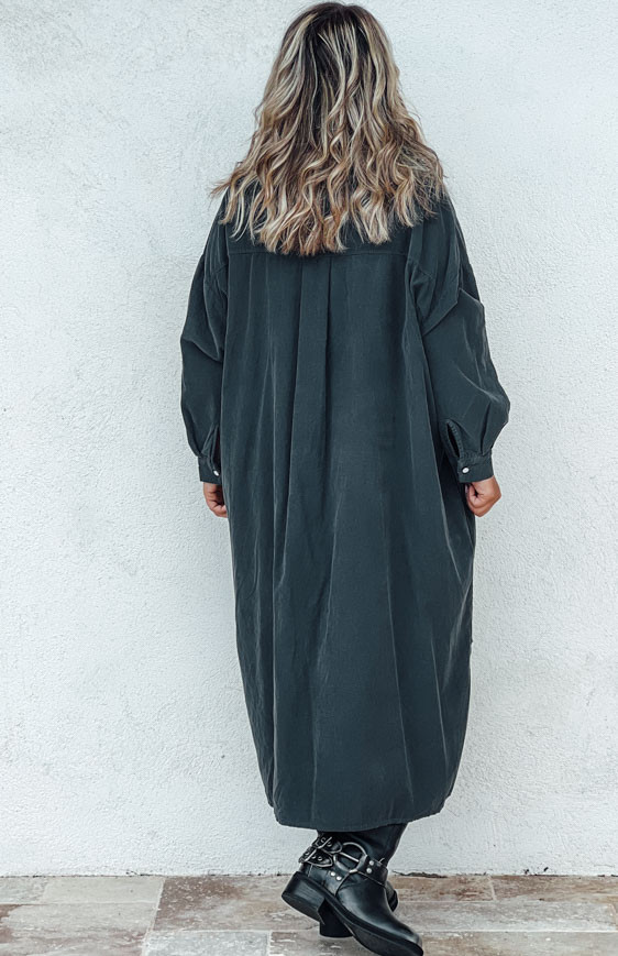 Dark grey JESSICA long dress