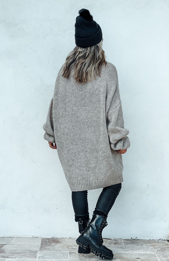 Pull DOLLY long taupe