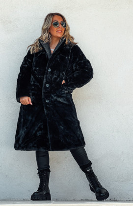 BRITANIE long black down jacket