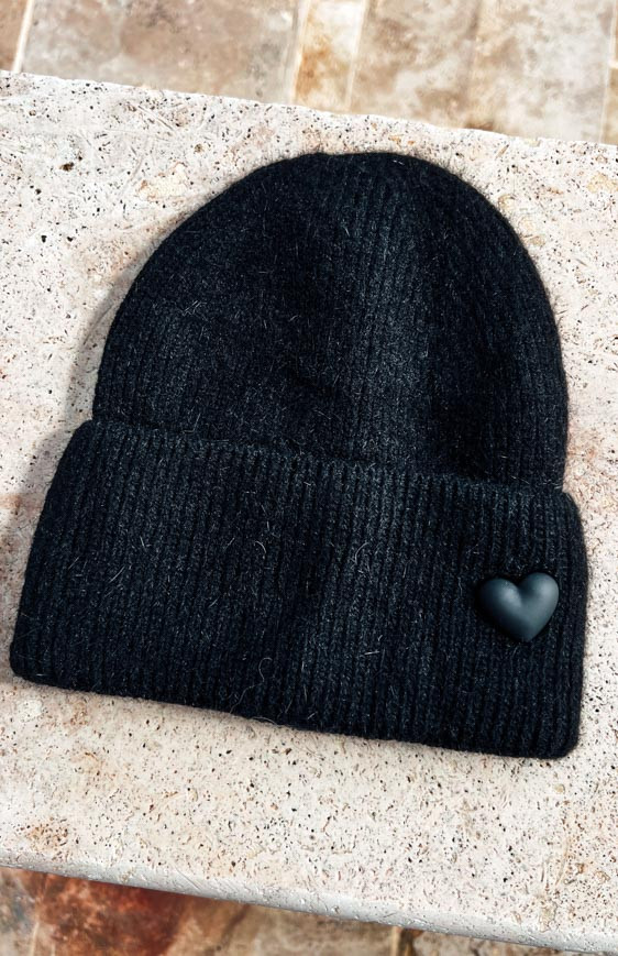 Black ROSY hat