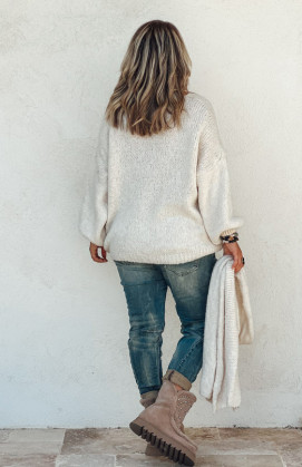 Cream AUGUST Sweater