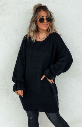 Black DOLLY long pullover