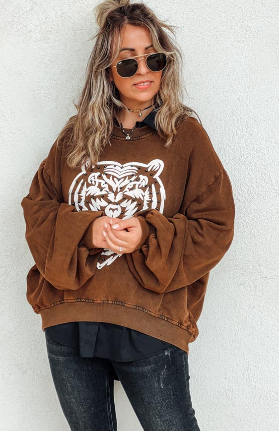 Vintage brown RICARDO sweatshirt