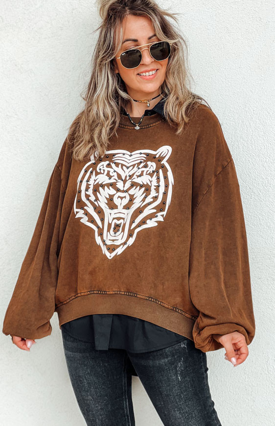 Vintage brown RICARDO sweatshirt