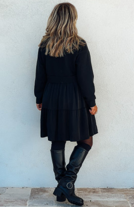 Robe PRYSKA courte noire