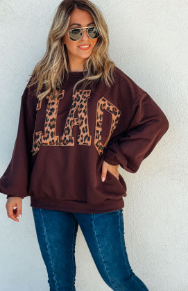 ALVARO chocolate sweatshirt