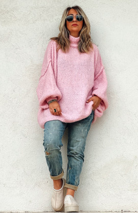 Light pink AMARO pullover