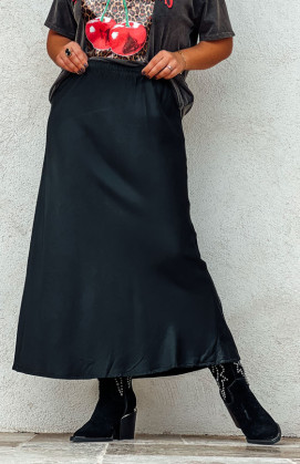 Black ADELINE long skirt