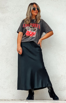 Black ADELINE long skirt