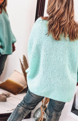 Water green ELISEO pullover