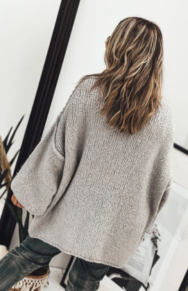 Light grey ELISEO pullover