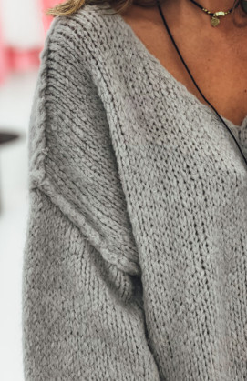 Light grey ELISEO pullover