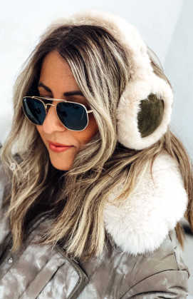 FABY khaki ear muffs