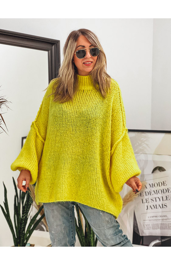 Yellow AMARO pullover