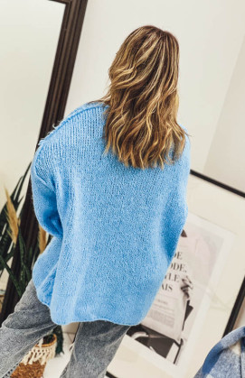 Light blue ELISEO pullover