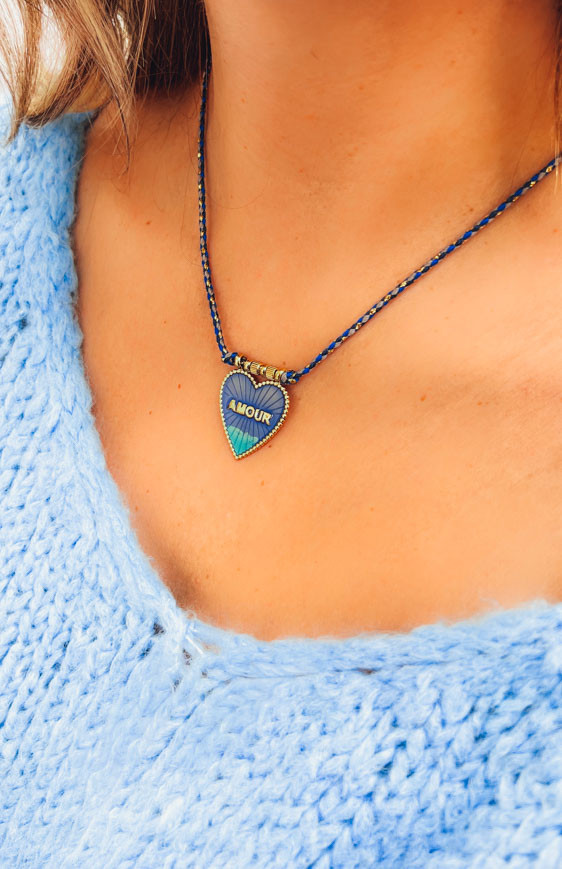 Blue VENICE necklace