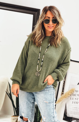 Khaki EVAN sweater