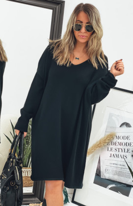 Robe MILLA courte noire