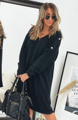 Robe MILLA courte noire