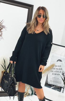 Robe MILLA courte noire