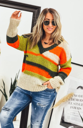 Khaki BRADLEY sweater