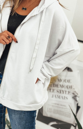 White RONNIE hooded jacket