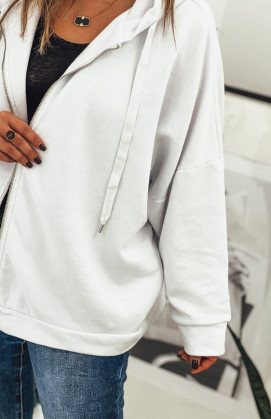 White RONNIE hooded jacket