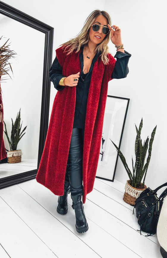 BAÏLA sleeveless coat